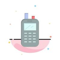 Phone Radio Receiver Wireless Abstract Flat Color Icon Template vector