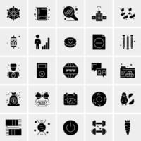 25 Universal Business Icons Vector Creative Icon Illustration to use in web and Mobile Related project