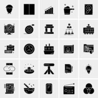 25 Universal Business Icons Vector Creative Icon Illustration to use in web and Mobile Related project