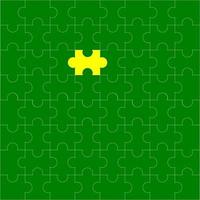 pattern with puzzle pieces background vector