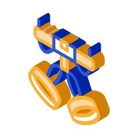 Harness Alpinism Hooking Device Tool isometric icon vector