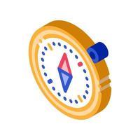 Compass Alpinism Course Detector Tool isometric icon vector