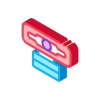 web camera isometric icon vector illustration color