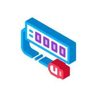 modem internet device isometric icon vector illustration