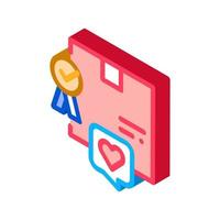 best product bought client isometric icon vector illustration