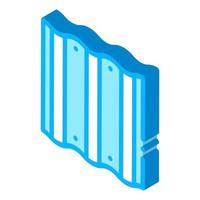 roof metal tile isometric icon vector illustration