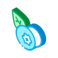 Healthy Food Fruit Blueberry isometric icon vector illustration