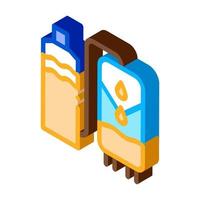 juice production isometric icon vector illustration