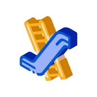 Interactive Kids Playground Slide isometric icon vector illustration