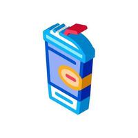 drink cup isometric icon vector illustration