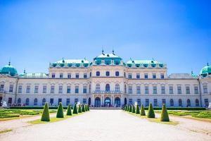 Belvedere Palace in summer, Vienna, Austria photo