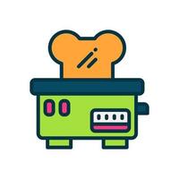 toaster icon for your website, mobile, presentation, and logo design. vector