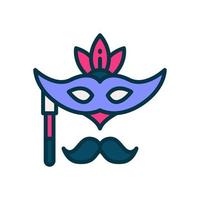 party mask icon for your website, mobile, presentation, and logo design. vector