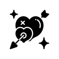 fall in love icon for your website, mobile, presentation, and logo design. vector