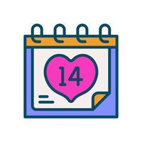 valentines day icon for your website, mobile, presentation, and logo design. vector