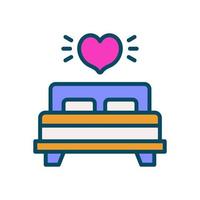 bed icon for your website, mobile, presentation, and logo design. vector