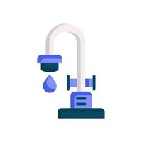 icono de grifo de agua para su sitio web, móvil, presentación y diseño de logotipo. vector