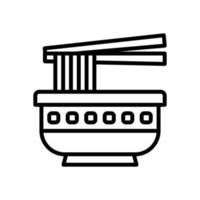 noodles icon for your website, mobile, presentation, and logo design. vector