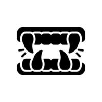fangs icon for your website, mobile, presentation, and logo design. vector