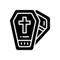 coffin icon for your website, mobile, presentation, and logo design. vector