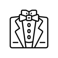 tuxedo icon for your website, mobile, presentation, and logo design. vector