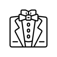 tuxedo icon for your website, mobile, presentation, and logo design. vector