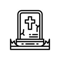 tombstone icon for your website, mobile, presentation, and logo design. vector