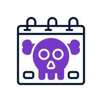 icono del día de halloween para su sitio web, móvil, presentación y diseño de logotipo. vector