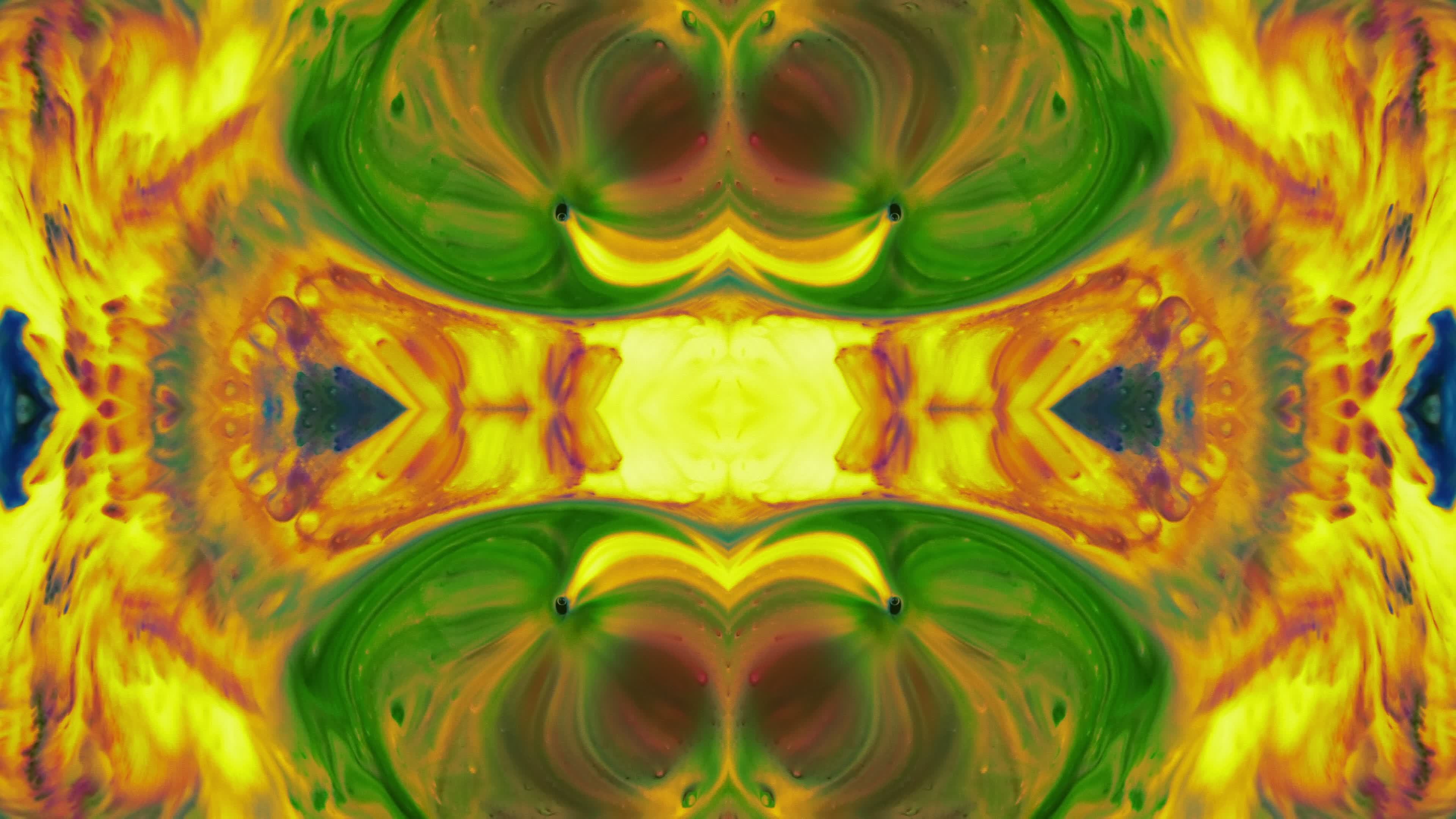 Abstract Colorful Paint Mirror Fantasy 18038969 Stock Video at Vecteezy