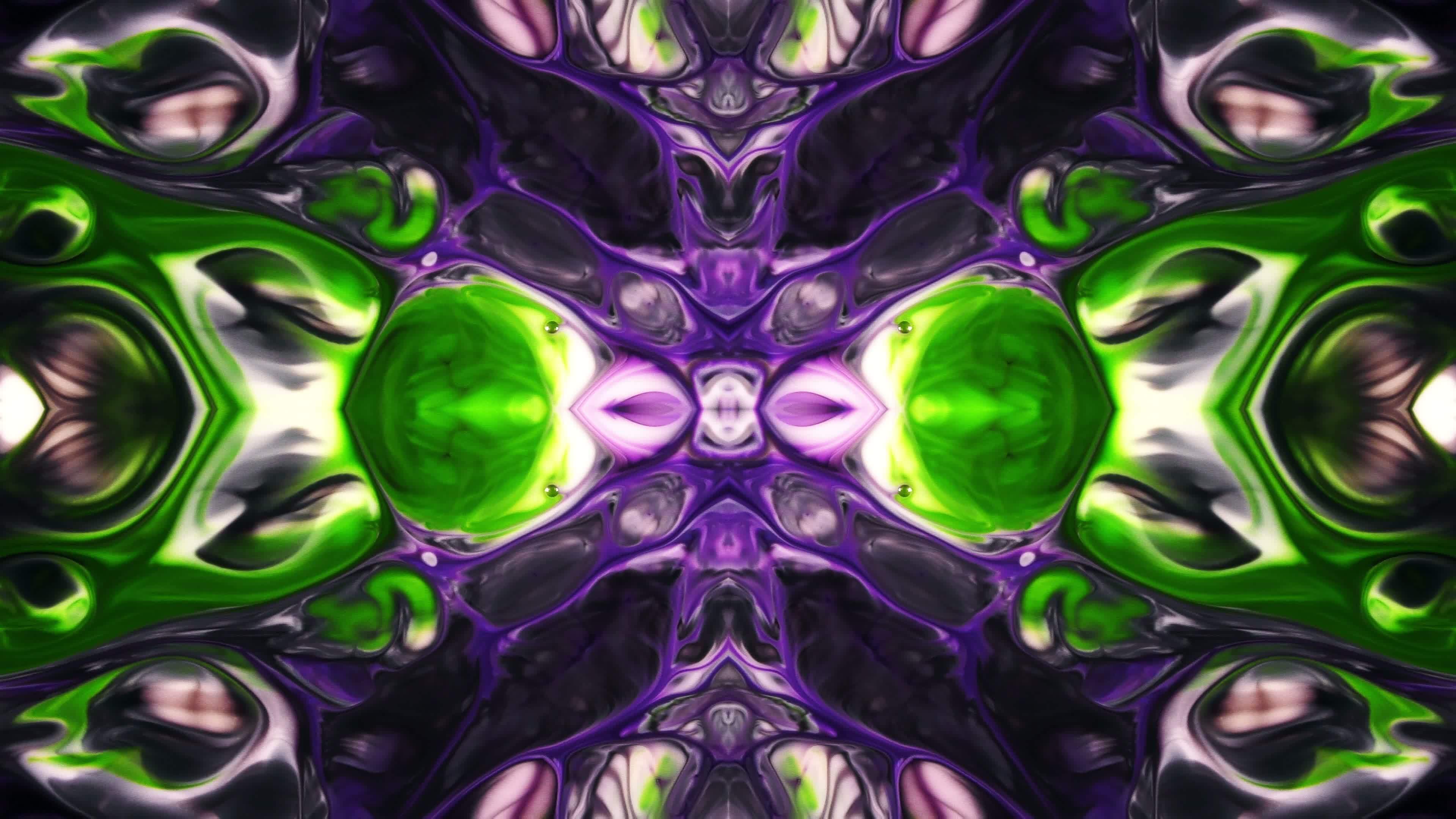 Abstract Colorful Paint Mirror Fantasy 18039110 Stock Video at Vecteezy