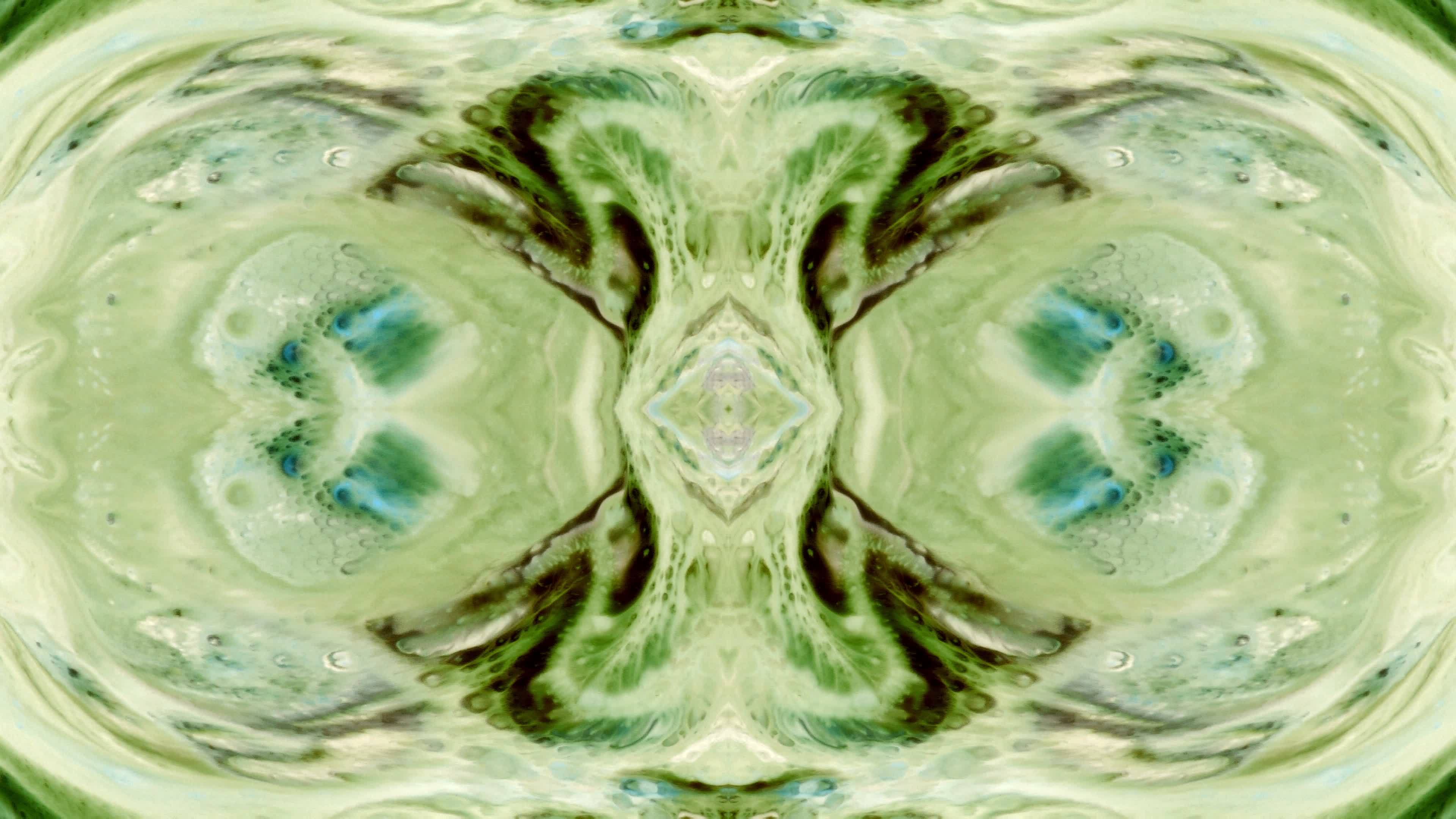 Abstract Colorful Paint Mirror Fantasy 18039170 Stock Video at Vecteezy