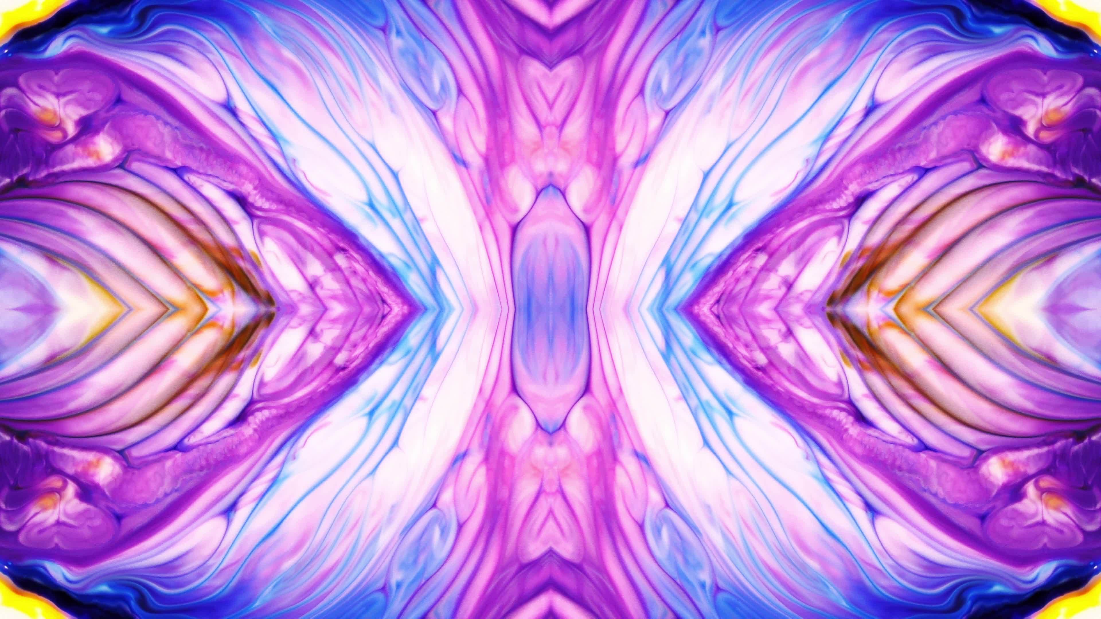 Abstract Colorful Paint Mirror Fantasy 18039181 Stock Video at Vecteezy