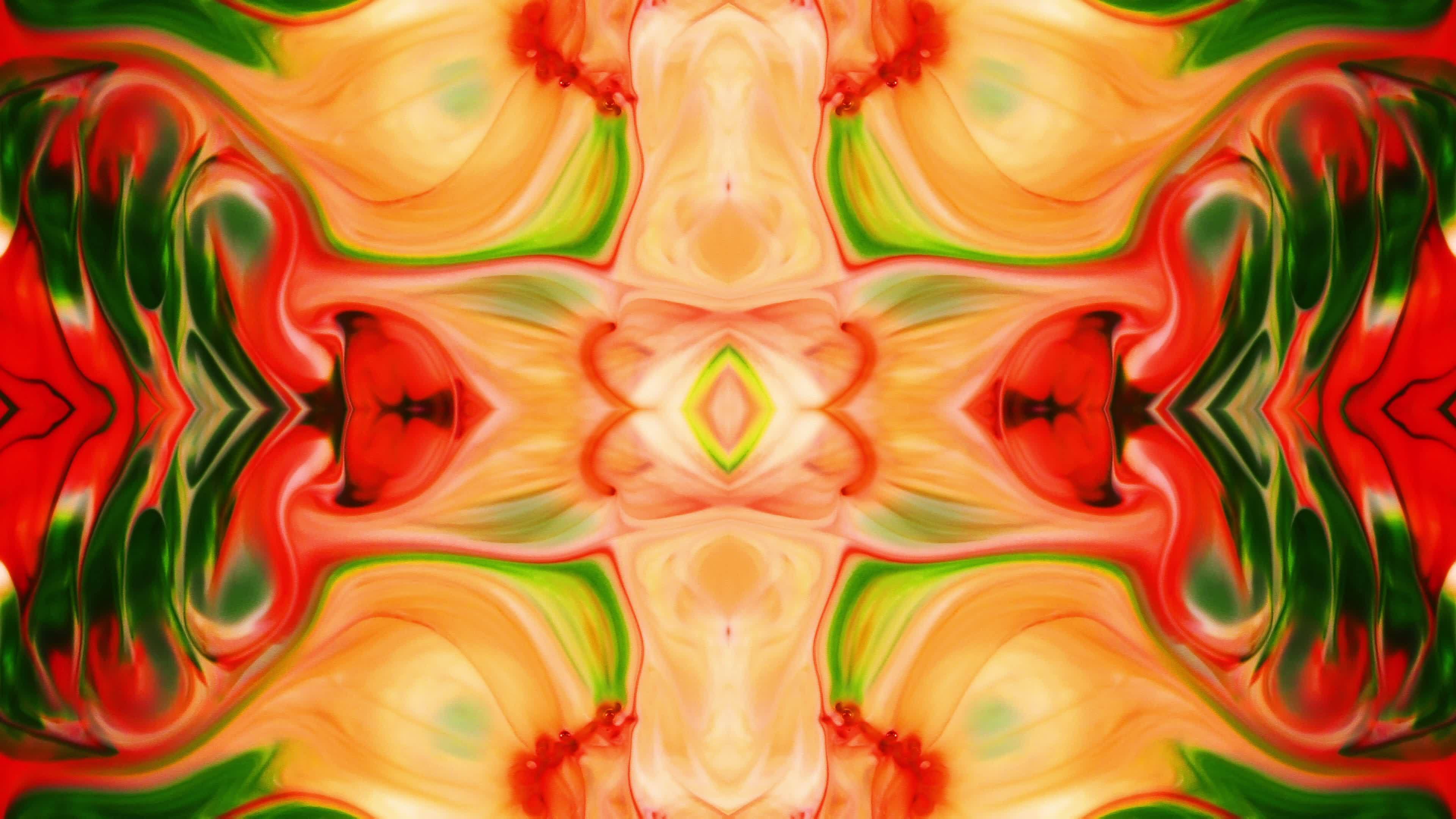 Abstract Colorful Paint Mirror Fantasy 18039442 Stock Video at Vecteezy