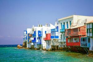 Little Venice the most popular sight in Mykonos Island photo