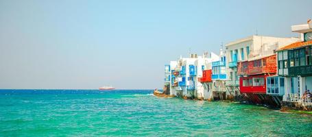 Little Venice the most popular sight in Mykonos Island photo