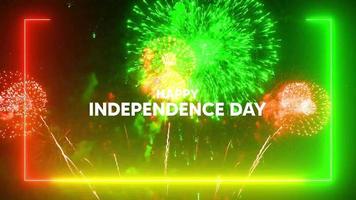 contento indipendenza giorno mi sono imbattuto celebrazione. v1 video