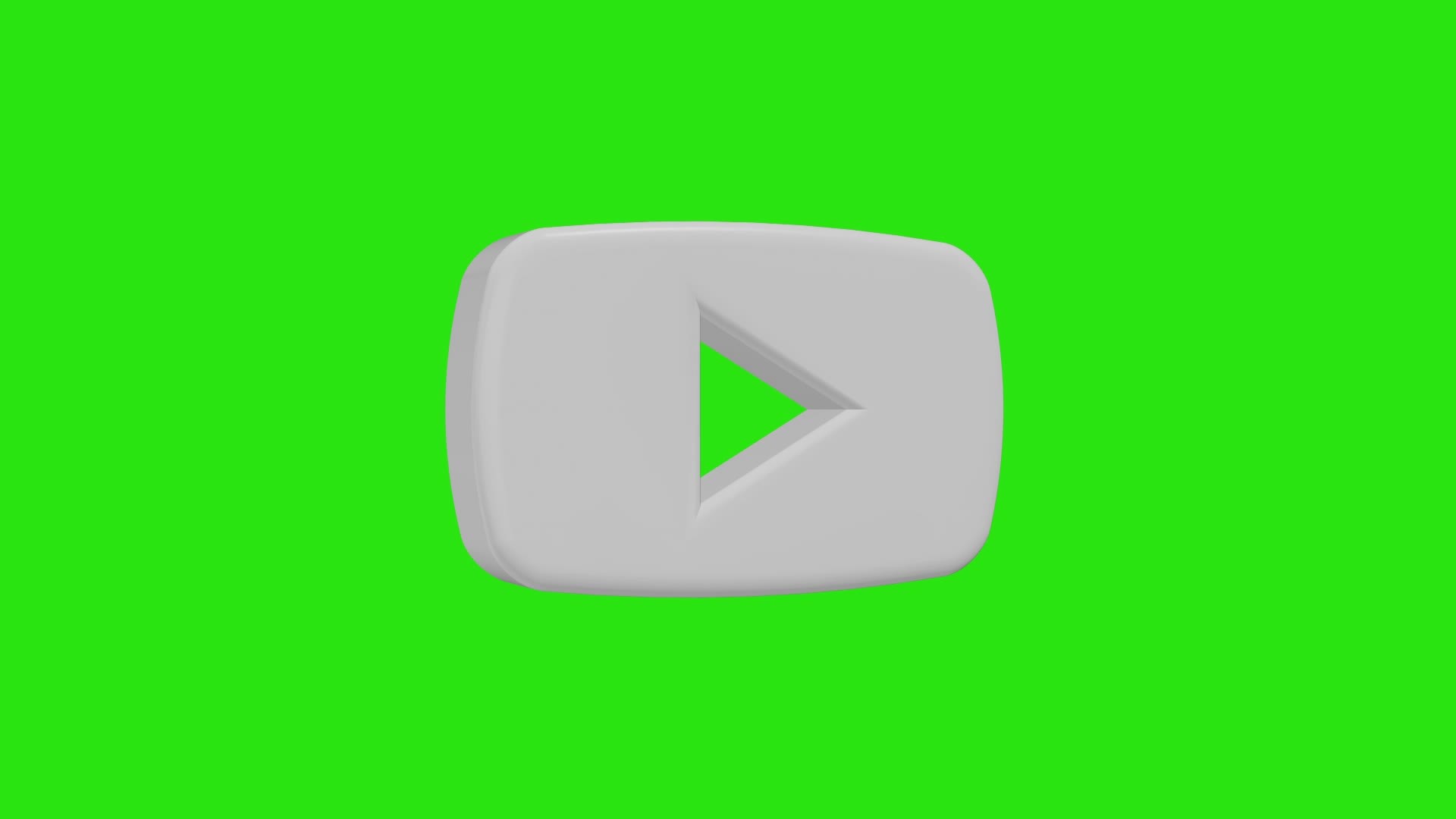 Youtube 3D Icon Social Media Lower third Green Screen 18049816 Stock
