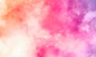 fondo de humo púrpura naranja rosa, fusión de colores abstractos, textura de humo de marco completo foto