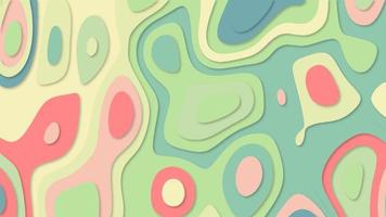 Colorful background with papercut style. Abstract geometric gradient paper cut background. Modern realistic paper cut waves background design for card, poster, any backdrop photo