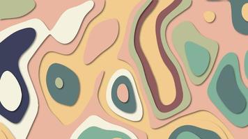 Colorful background with papercut style. Abstract geometric gradient paper cut background. Modern realistic paper cut waves background design for card, poster, any backdrop photo