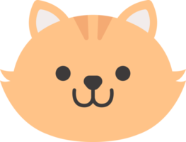 Cat face, animal face cute emojis, stickers, emoticons. png