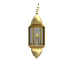 lámpara bombilla vela linterna dorado amarillo naranja color símbolo decoración ornamento islam religión cultura ramadon temporada abril árabe persona musulmán santo kareem luna alá fe oriental.3d render png
