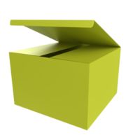 Product box isolated on background png