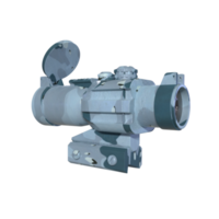 Rifle scope isolated on transparent png