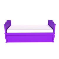 3d interpretazione di bambino letto png