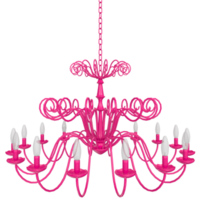 3D Rendering Of Chandelier Object png