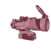 alcance del rifle aislado en transparente png