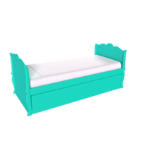 3D Rendering Of Child Bed png