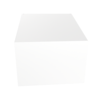 caja de producto aislada en el fondo png