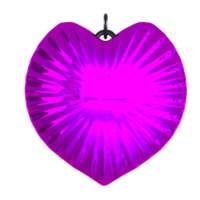 3D Rendering Of Love Necklace png